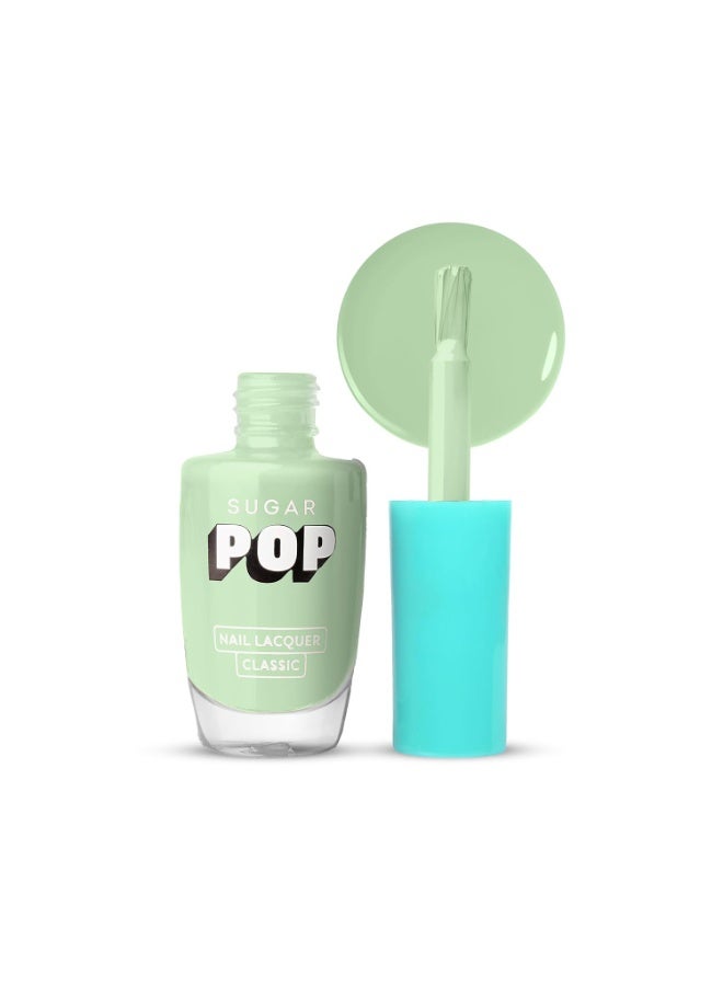 SUGAR POP Glossy Finish Nail Lacquer 49 Matcha Magic - 10 Ml | High Shine | Long-Lasting | Chip Resistant | Quick Drying - Image 1