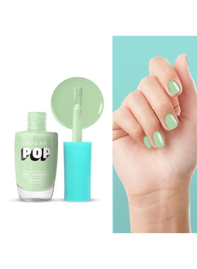 SUGAR POP Glossy Finish Nail Lacquer 49 Matcha Magic - 10 Ml | High Shine | Long-Lasting | Chip Resistant | Quick Drying - Image 3