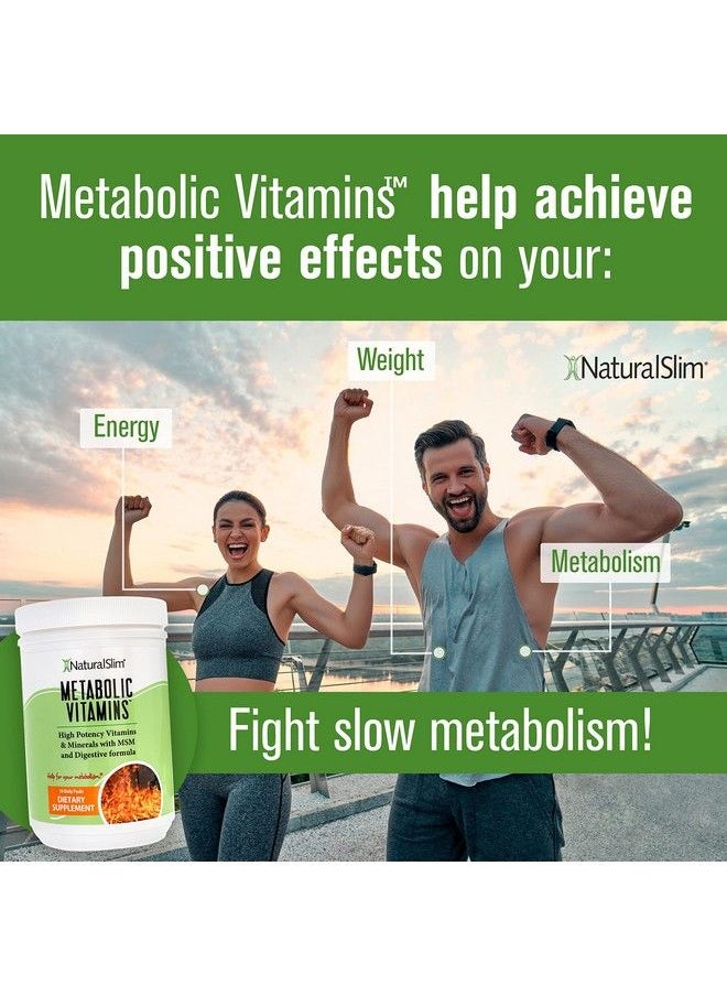 NaturalSlim - Metabolic Vitamins Combination Of High Potency Multivitamins Minerals B Complex Msm & Digestive Formula Supplements For Men & Women Energy & Metabolism Support Capsule 1 Pack - Image 1