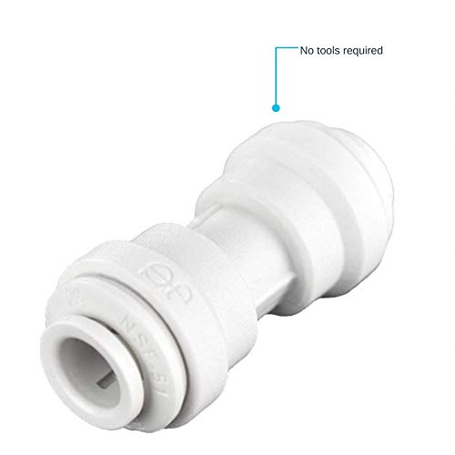 John Guest Speedfit 3/8 Inch OD Union Straight Connector, Push to Connect Plastic Plumbing Fitting, PP0412WP - Image 5