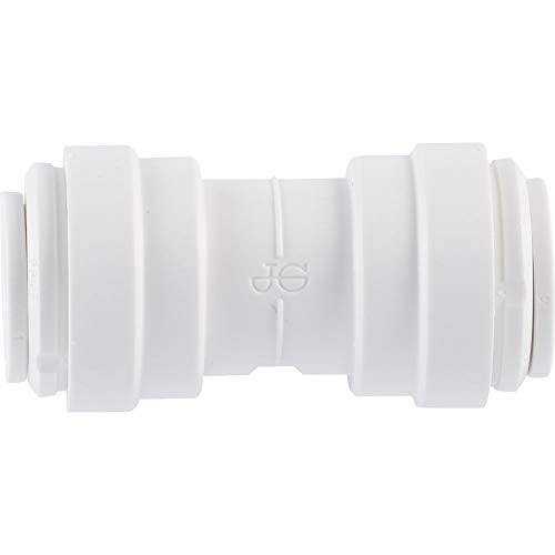 John Guest Speedfit 3/8 Inch OD Union Straight Connector, Push to Connect Plastic Plumbing Fitting, PP0412WP - Image 2