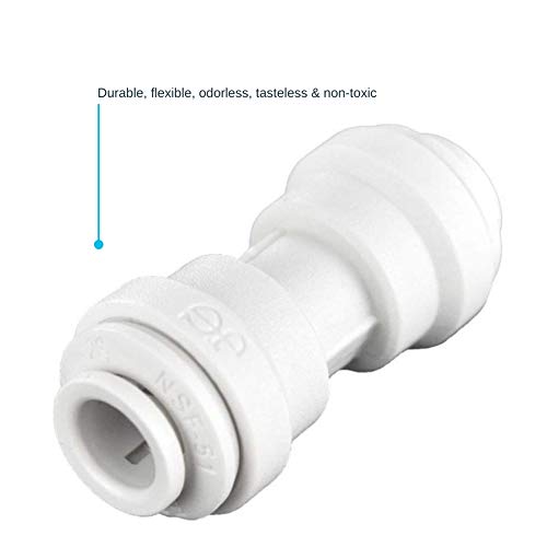 John Guest Speedfit 3/8 Inch OD Union Straight Connector, Push to Connect Plastic Plumbing Fitting, PP0412WP - Image 4