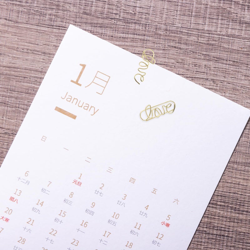 50 Gold Mini Paper Clips Small Metal Clips For Office Documents Photos Notes Tickets - Image 4
