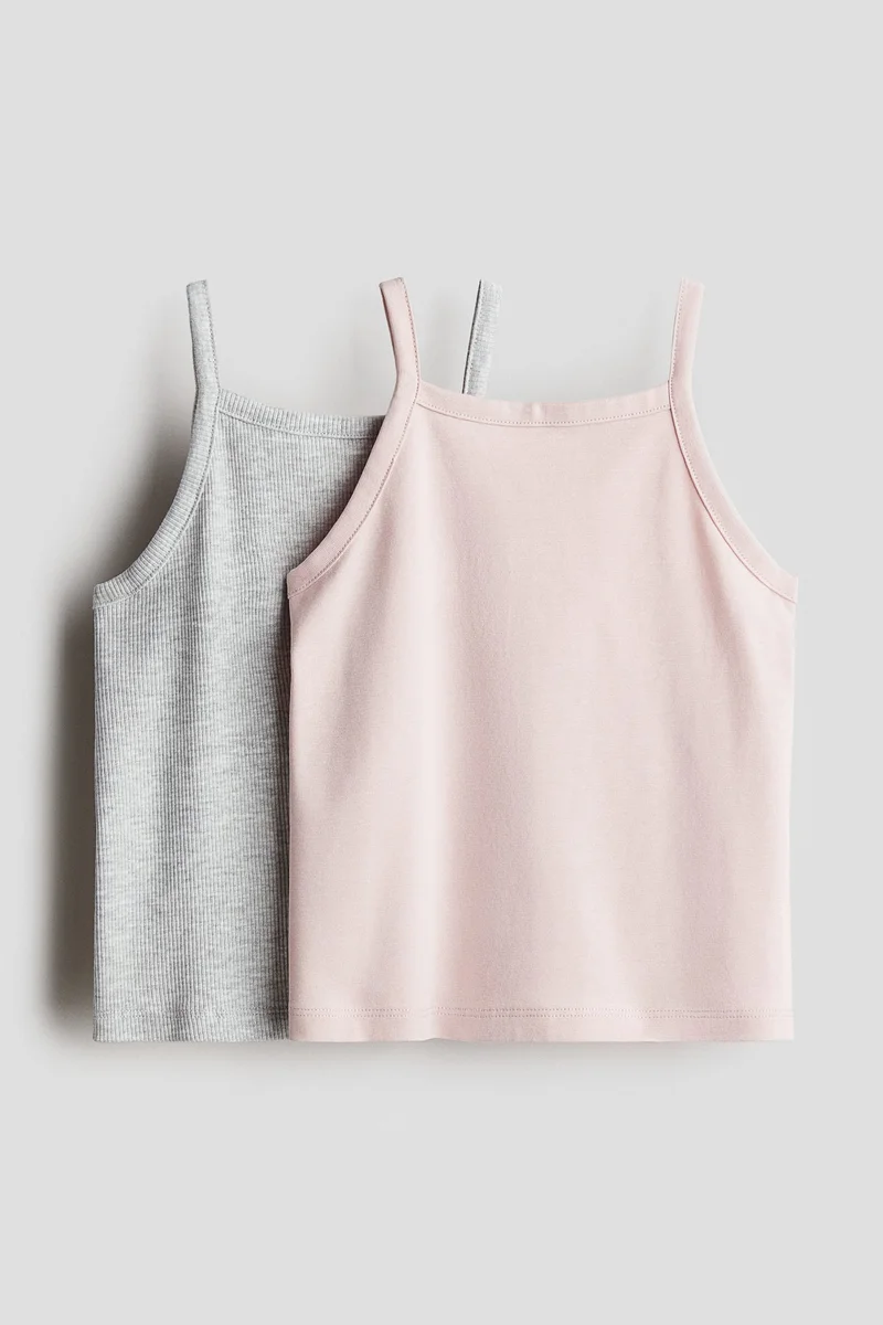 اتش اند ام 2-pack cotton strappy tops
