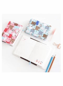Y&D Fabric Cover Diary Notebook Journal Writing Sketchbook School Supplies for Student (Pink Unicorn)  - Image 2