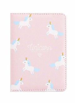 Y&D Fabric Cover Diary Notebook Journal Writing Sketchbook School Supplies for Student (Pink Unicorn)  - Image 1