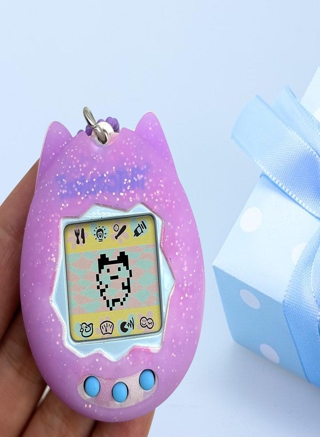 AFJWUZ Silicone Shell Cover for Tamagotchi Original, Travel Storage Case Compatible with Tamagotchi Digital Pet Accessories(Only Case) (Purple) - Image 5