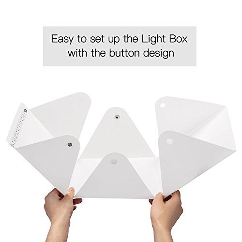 Depthlan Folding Photo Studio Kit Box with LED Light for Photographing Shooting Tent for Small Size Itens - Image 3