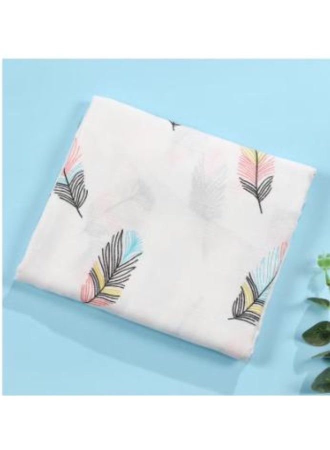 Pattern Print Hooded Swaddle - Image 2