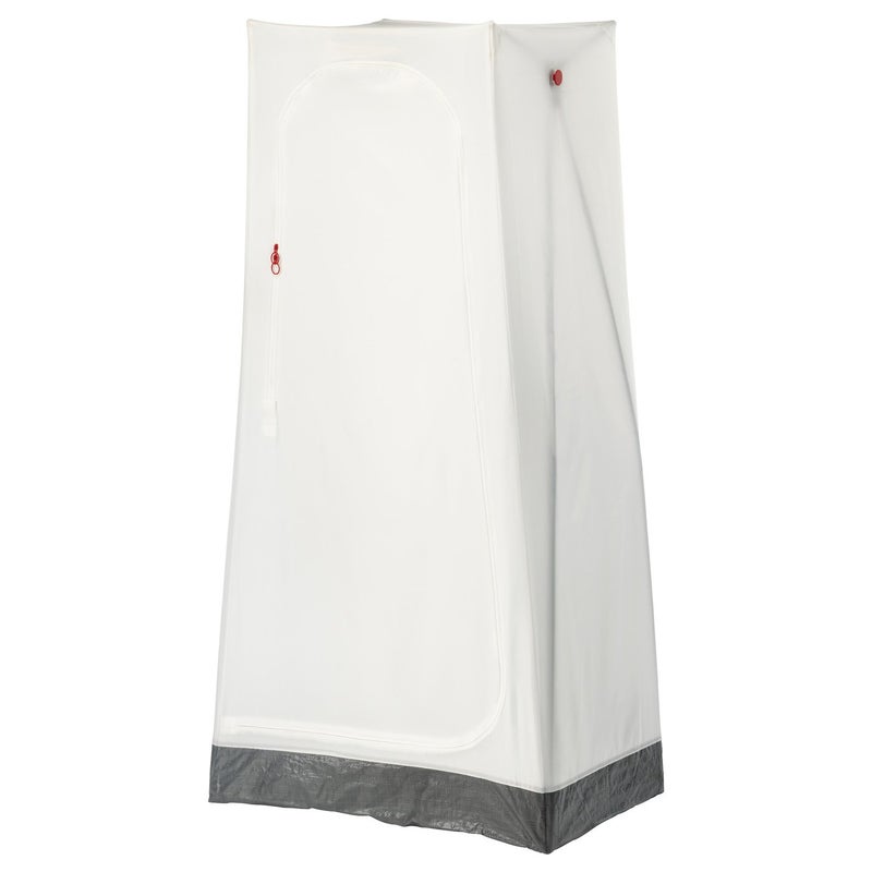 Baitique Portable Fabric Wardrobe, White, 74x51x149 cm - Image 1