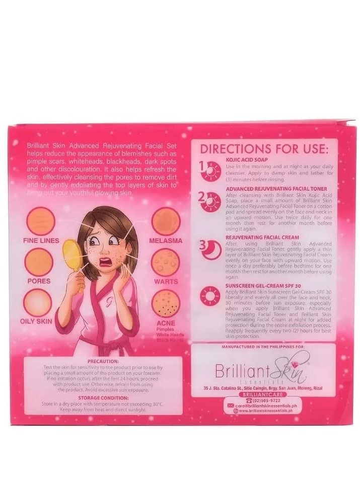 Brilliant Skin Rejuvenating Facial Set Clear - Image 3