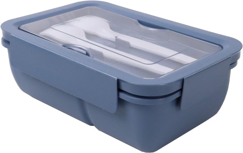 MICRONEWARE MICROWAVE WHEAT STRAW ECO RECTANGULAR LUNCH BOX 1000ML - Image 1