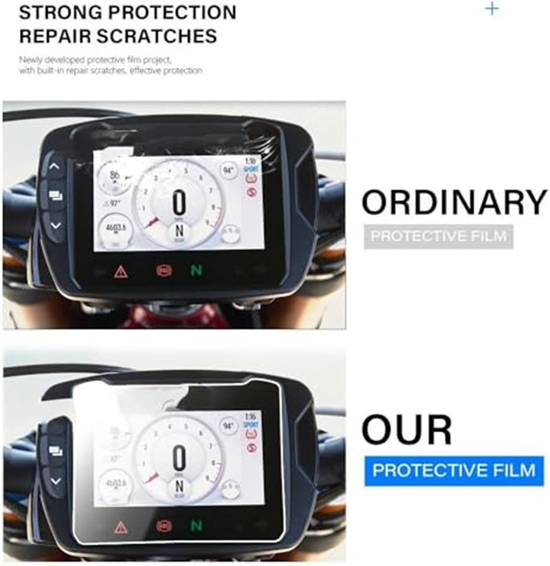 Vuzmode Motorcycle Dashboard Screen Protector - Image 4