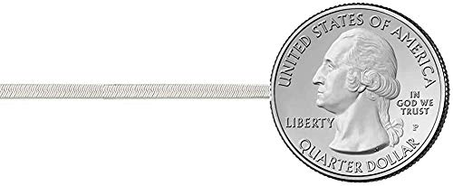 Savlano 925 Sterling Silver Herringbone Flat Snake Magic Chain Bracelet For Women & Men - Made in Italy Comes With a Gift Box (8, 4.5mm) - Image 3