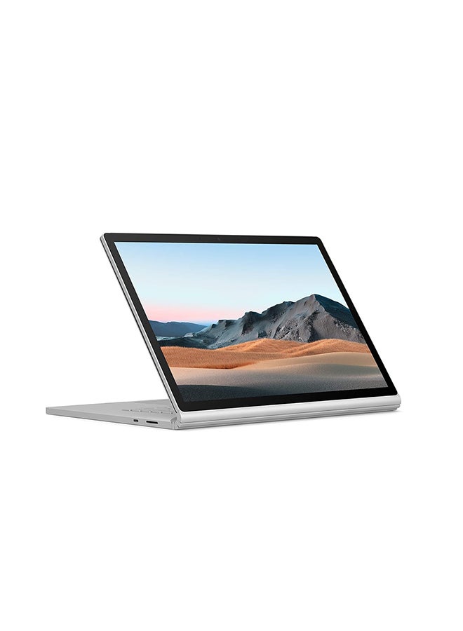 مايكروسوفت تم تجديده - كمبيوتر محمول Surface Book 3 2 في 1 مزود بشاشة PixelSense مقاس 15 بوصة تعمل باللمس، ومعالج Intel Core i7-10TH Gen/ذاكرة وصول عشوائي سعة 16 جيجابايت/محرك أقراص SSD سعة 1 تيرابايت/بطاقة رسومات GTX 1660 TI MAX Q فضي/عربي سعة 1 تيرابايت - Image 3