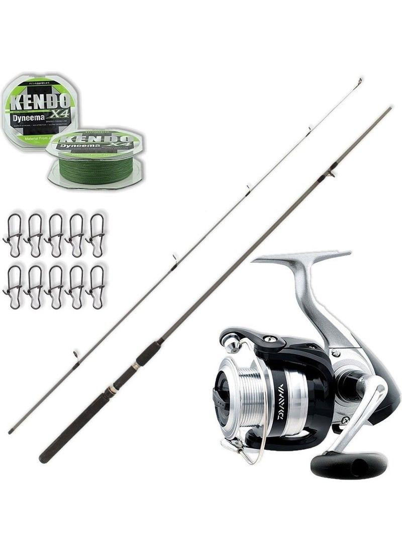Daiwa - Strikeforce 4000 - Remixon Flex 270CM Spin Fishing Rod Set - Image 1