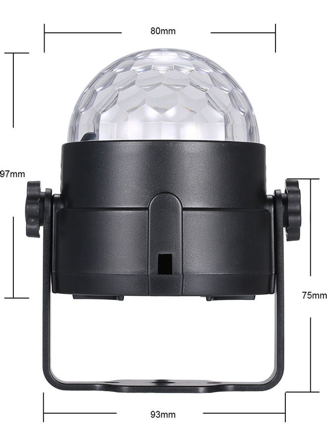 Loquat Sound Activated LED Party Light Clear/Black - Image 4