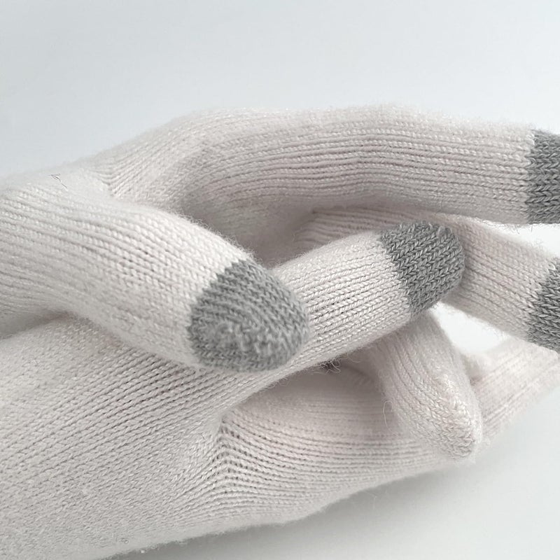 F Flammi Flammi Women Knit Long Gloves Touchscreen Wool Blended Arm Warmers with Fingers Winter Warm Gloves - Image 4