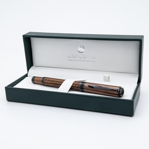 Monteverde Innova Formula M Fountain Pen Bronze Medium Nib Premium PVD Coated Pen Refillable JoWo Stainless Steel Nib Luxury Gift Box - Image 3