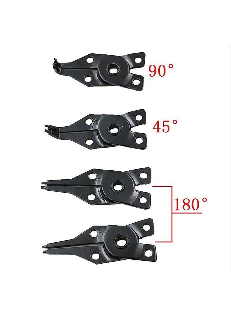 DIY Crafts DIY Crafts CTDIYHI54856 4 in 1 Snap Ring Pliers Plier Set Circlip Combination Retaining Clip Red Pack of 4  - Image 5