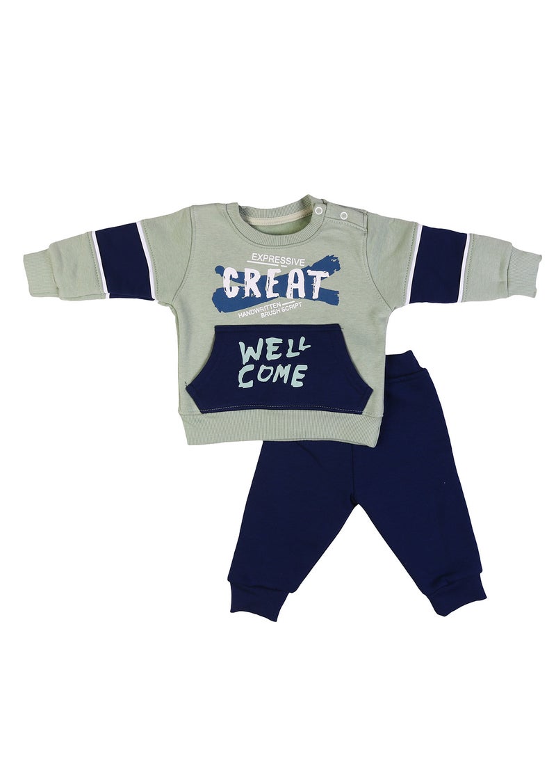 زيركون بيجامة خريفي مواليد - Image 1