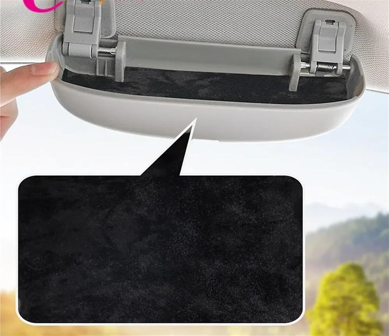 QASULER ABS Car Glasses Holder Case for Lexus - Image 4