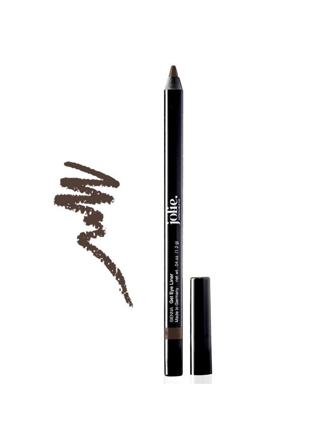 JOLIE. IMPECCABLE ME Jolie Super Smooth Gel Crayon Eyeliner Pencil Sienna Brown - Image 3