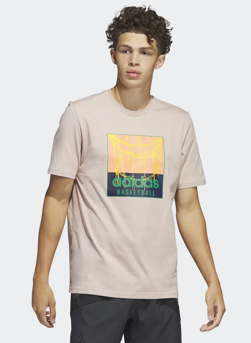Adidas Chain Net Graphic T-Shirt