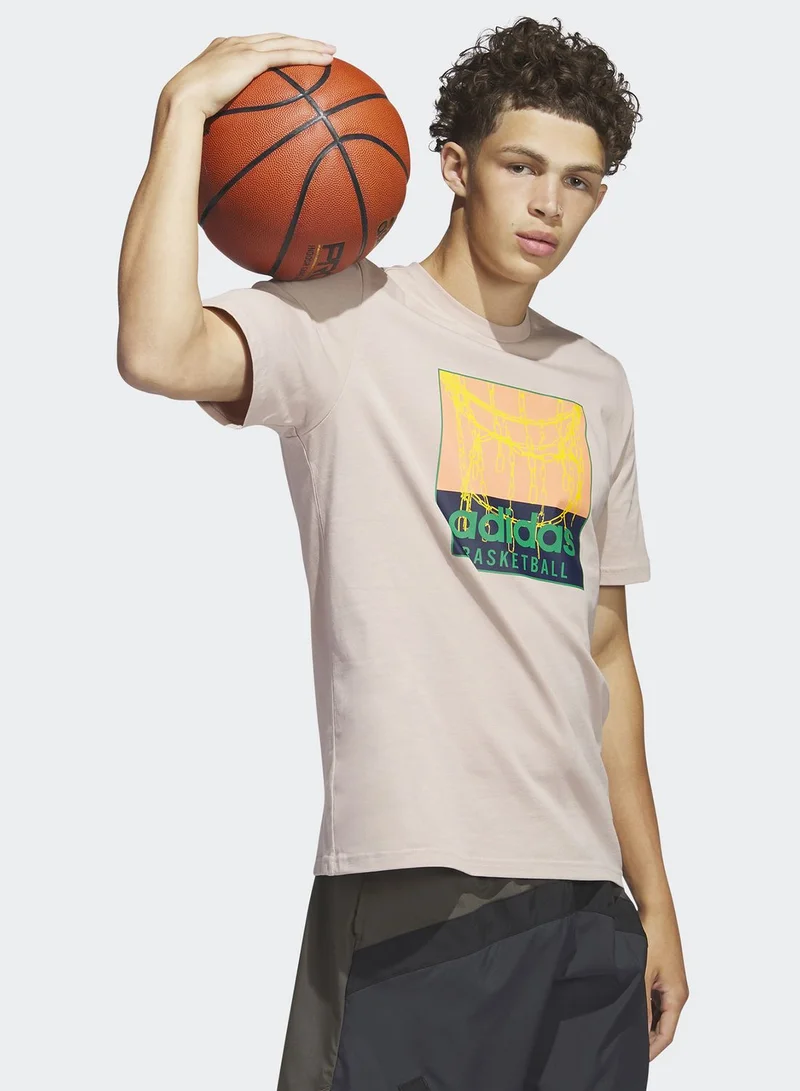 Adidas Chain Net Graphic T-Shirt
