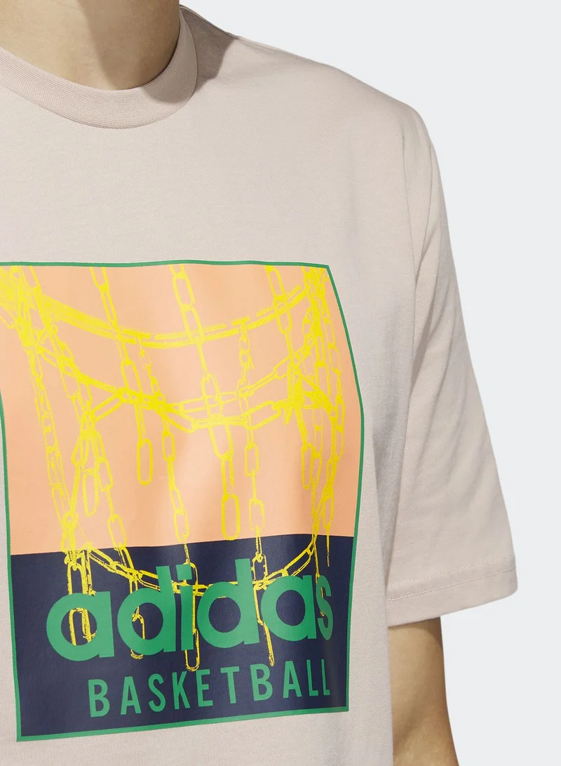 Adidas Chain Net Graphic T-Shirt