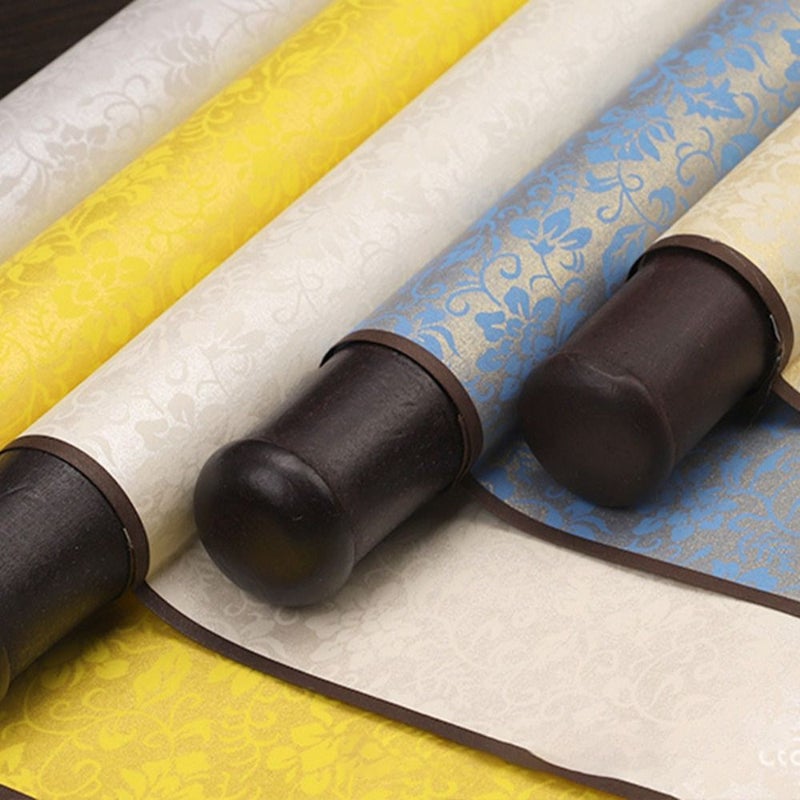 Pack of 4 Blank Xuan Paper Scrolls for Sumi E Painting Calligraphy Decor9vZnSC - Image 5