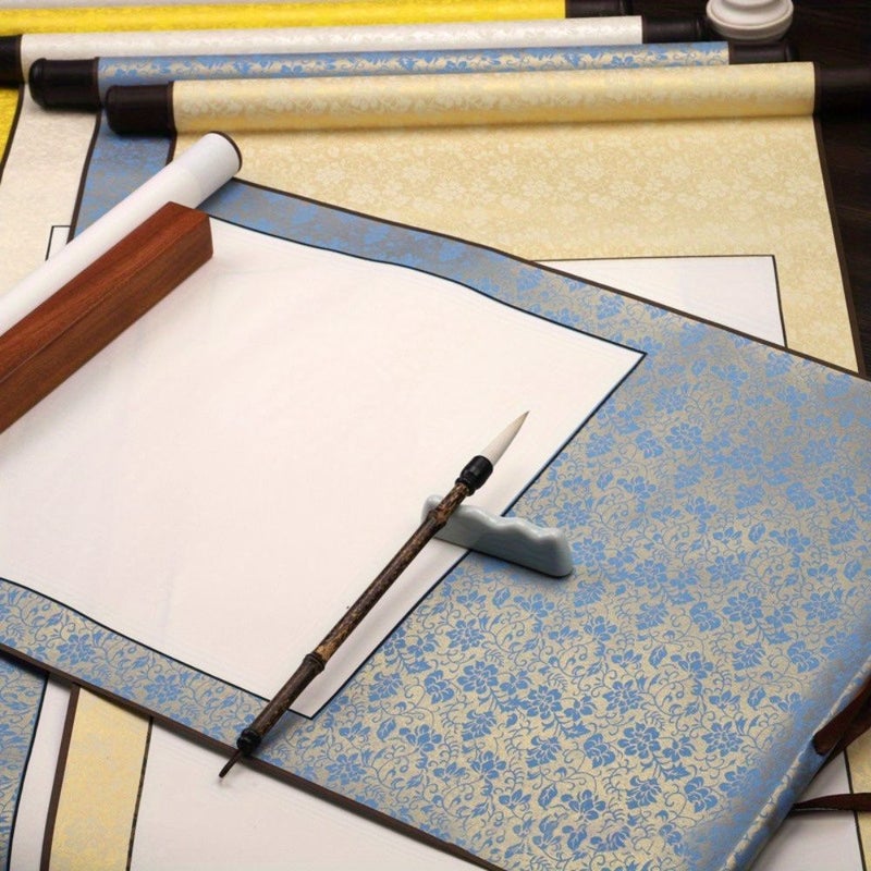 Pack of 4 Blank Xuan Paper Scrolls for Sumi E Painting Calligraphy Decor9vZnSC - Image 3