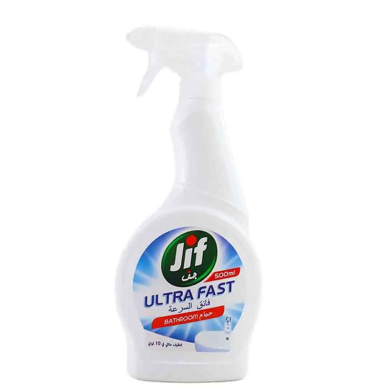 Jif Cleaning & Antibacterial Cleaning Effect Spray For Toilet & Kitchen - 500ml
