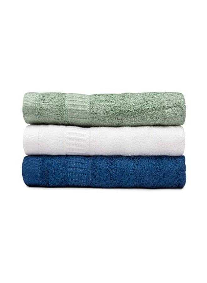 Mush Bamboo Face Towel Set of 3 - Green, White  Navy Blue | 100 Bamboo |Ultra Soft, Absorbent  Quick Dry Towel for facewash, Gym, Pool, Travel, Spa, Beauty Salon and Yoga . - pzsku/ZA65007F1ED450E911A09Z/45/_/1728988632/5cd36496-9108-486d-9ef2-8369f3304e9f