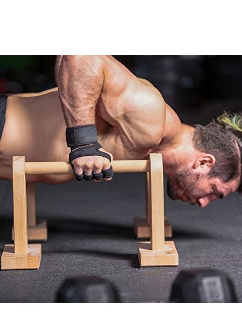 قفازات تدريب مبطنة  لتمارين رفع الاوزان في صالة الالعاب الرياضية بتصميم نصفي لحماية الاصابع وتوفير قبضة قوية للرجال والنساء متعدد الالوان - Image 4