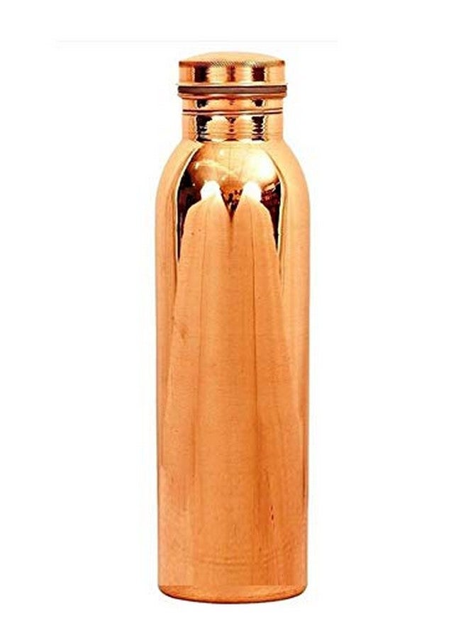 KC Pure Copper Designer Water Bottle with Leak Proof Protection, Ayurveda and Yoga Health Benefits. (1000ml, Pack of 1 Unit) With Lacqure Coating - Image 3