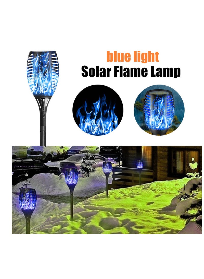 SYOSI 6-Pieces Solar Torch Lights With Flickering Flame Fire Effect Garden Light Auto On OR Off Dust To Dawn Outdoor Waterproof Landscape Decoration Solar Powered Security Torch Light  - Image 2