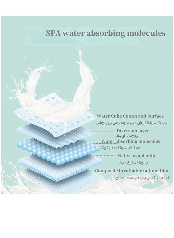 LCAREMOM 100PCS Disposable Soft Nursing Pads Breast Pads, Super Absorbent and Breathable Chest Pads, Individually Wrapped Breast Pads for Breastfeeding,  Ultra-Absorbent and Portable Breast Pads, Leak-Proof Portable Nipple Pads, Breastfeeding Essentials for Moms (White) - Image 2