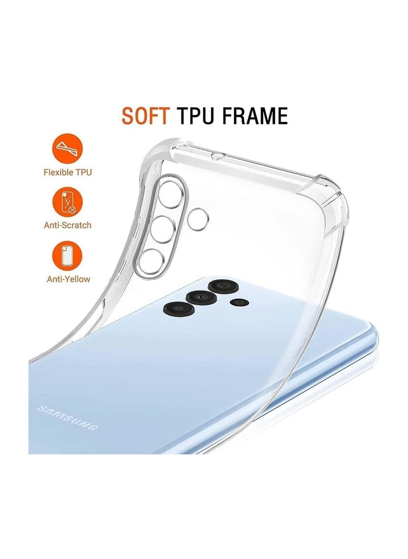 Generic Samsung Galaxy A55 5G Clear Cover Case soft TPU Transparent Silicone Rubber Back Protective Case shock Absorbent Reinforced Corner for Samsung Galaxy A55 5G Clear  - Image 2