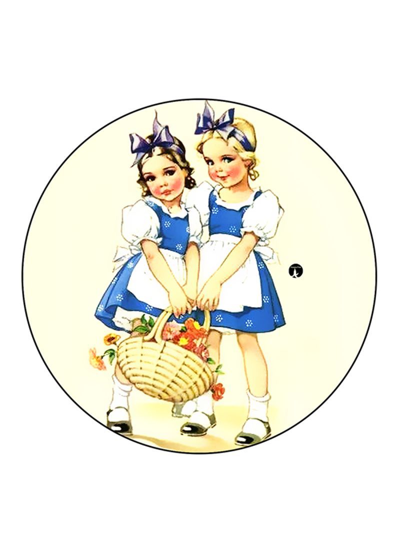 RKN Girls Printed Mouse Pad Multicolour