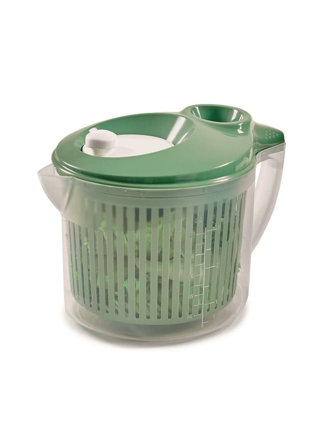 Snips Wash & Dry Salad Spinner 3L with Ergonomic Handle – Made in Italy - Image 2