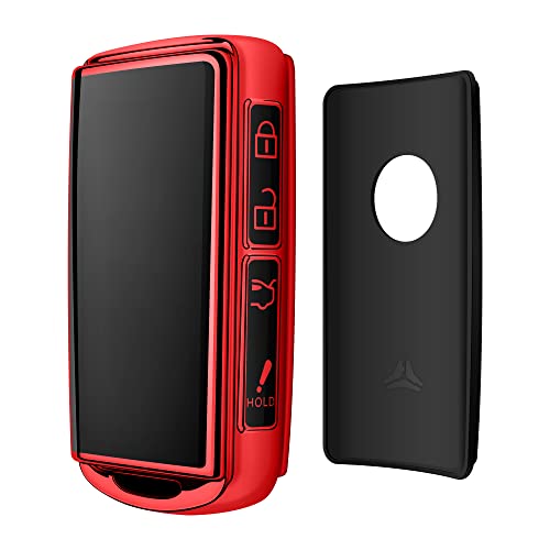 Tukellen for Mazda Key Fob Cover 360 Degree Full Protection Key Case Key Shell Compatible with 2019-2025 Mazda 3, Mazda 3 Hatchback, 2020-2025 Mazda CX-5, CX-30, CX-9-Red - Image 4