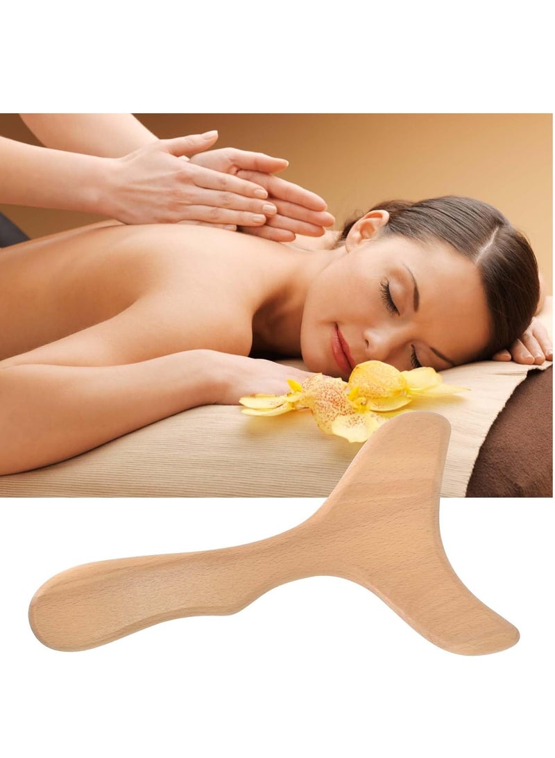 Hicomony Wood Therapy Massage Tool Wooden Lymphatic Drainage Massager One-Handed Body Sculpting Tool for Maderotherapy,Anti-Cellulite,Gua Sha,Muscle Release Pain Relief  - Image 1