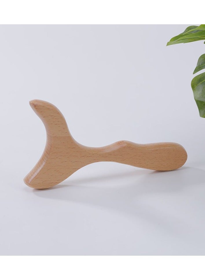 Hicomony Wood Therapy Massage Tool Wooden Lymphatic Drainage Massager One-Handed Body Sculpting Tool for Maderotherapy,Anti-Cellulite,Gua Sha,Muscle Release Pain Relief  - Image 3