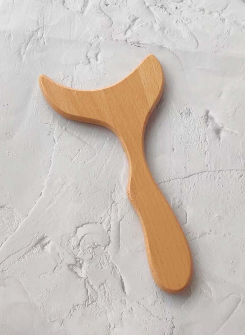 Hicomony Wood Therapy Massage Tool Wooden Lymphatic Drainage Massager One-Handed Body Sculpting Tool for Maderotherapy,Anti-Cellulite,Gua Sha,Muscle Release Pain Relief  - Image 2