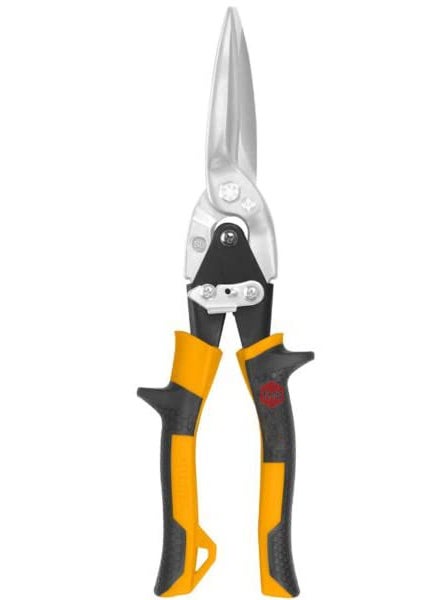 THS THS 10 Inch 250MM Aviation Tin Snips Straight Cut Heavy Duty Metal Cutter for Cutting Sheet Metal Chrome Vanadium Steel 