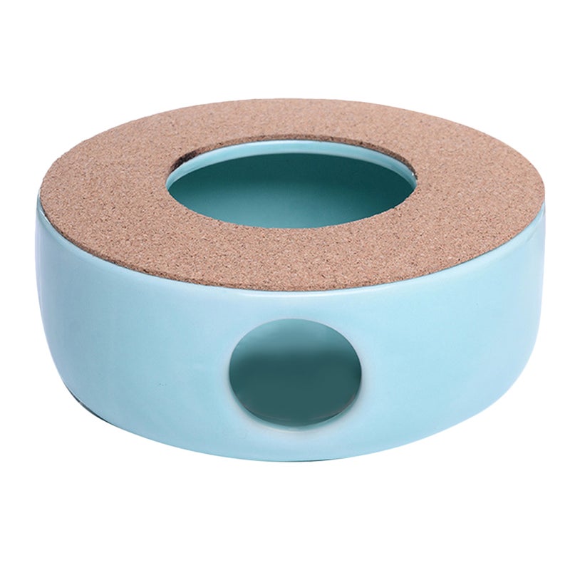 1PC Ceramic Tea Stove Tea Heater Warmer Candle Stand Candle Holder for Home Office ( ) - Image 1