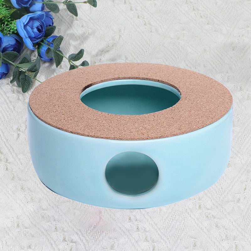 1PC Ceramic Tea Stove Tea Heater Warmer Candle Stand Candle Holder for Home Office ( ) - Image 2