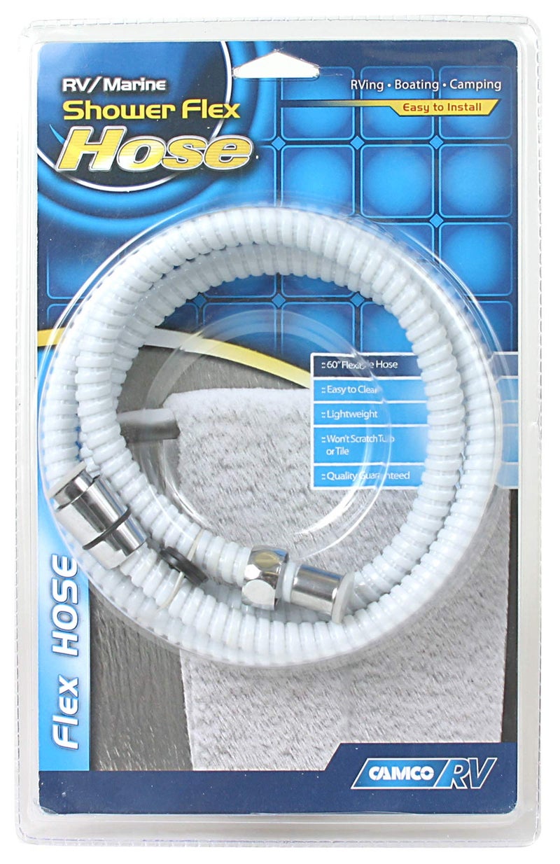 Camco 43717 RV/Marine 60" Flexible Replacement Shower Hose (White) - Image 2
