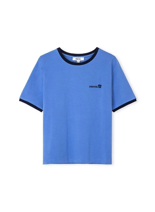 Ipekyol  Regular Fit Logo Embroidered T-Shirt for Women | Best Price UAE